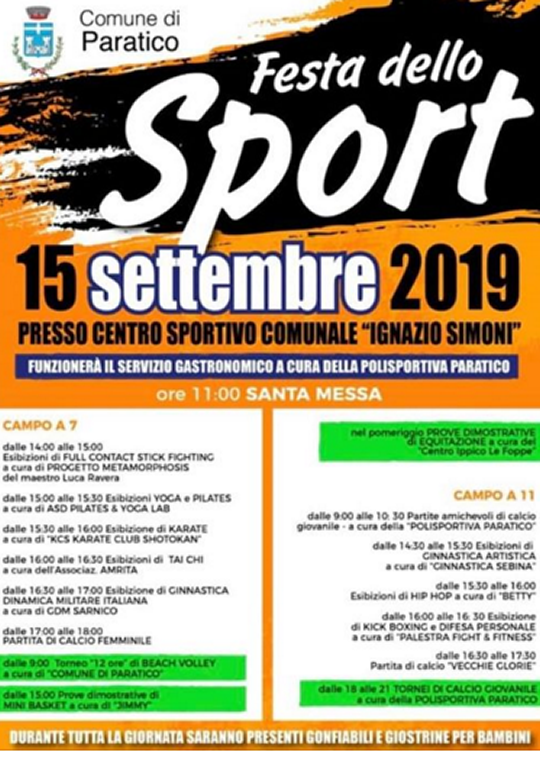 Festa dello Sport a Paratico