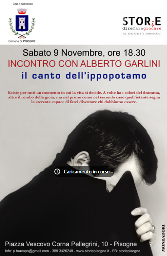 Incontro con Alberto Garlini a Pisogne