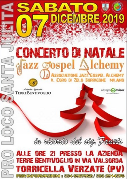 Jazz Gospel Alchemy a Torricella Verzate PV