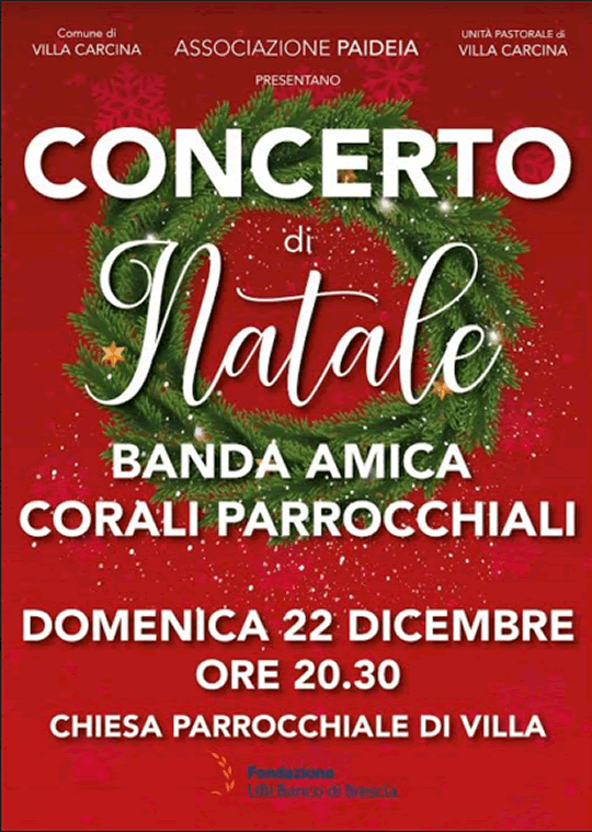 Concerto di Natale a Villa Carcina