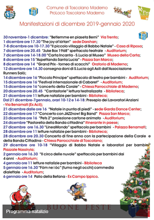 Manifestazioni a Toscolano Maderno