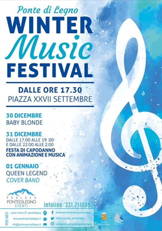 Winter Music Festival a Ponte di Legno 