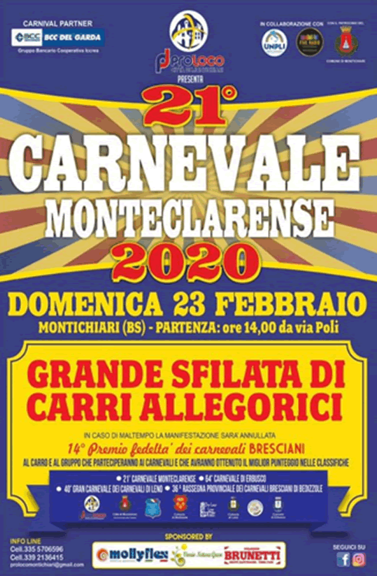 21 Carnevale Monteclarense a Montichiari 