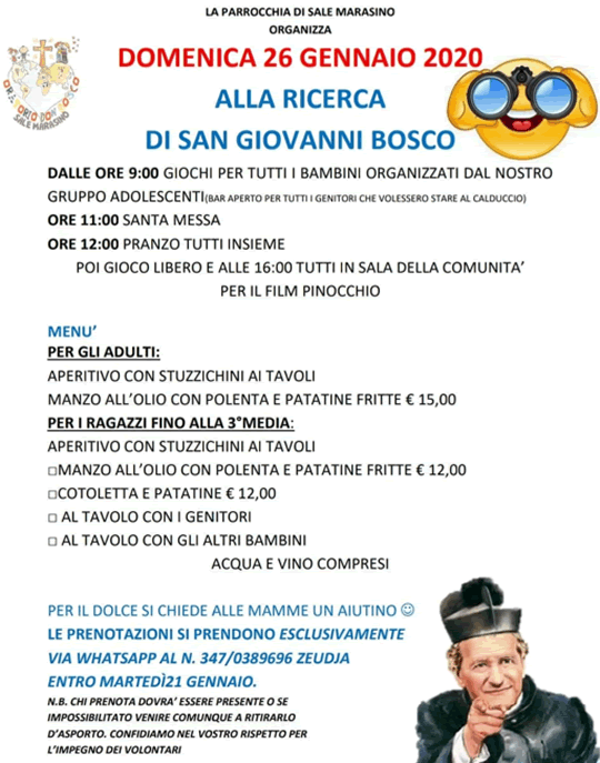 Alla Ricerca di San Giovanni Bosco a Sale Marasino