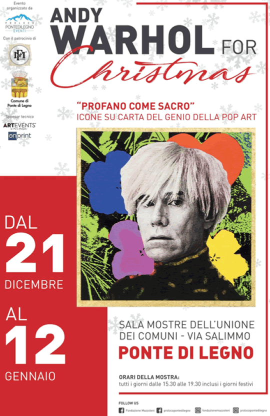 Andy Warhol for Christmas a Ponte di Legno