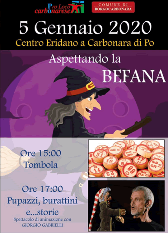 Aspettando la Befana a Carbonara di Po