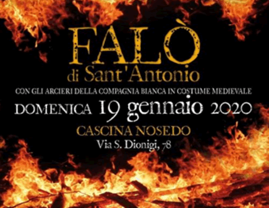 Falò di Sant'Antonio a Milano