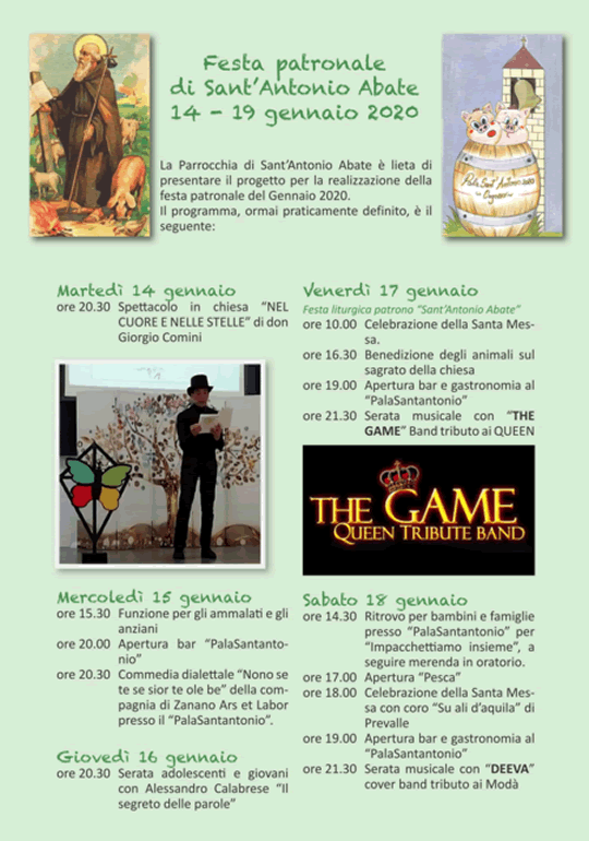 Festa Patronale di Sant'Antonio Abate a Cogozzo di Villa Carcina