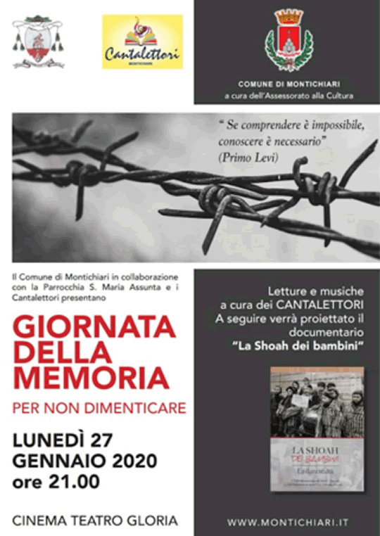 Giornata della Memoria a Montichiari