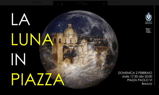 La Luna in Piazza a Brescia 