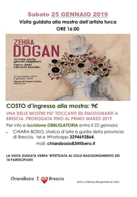 Visita Guidata alla Mostra Zehra Dogan a Brescia