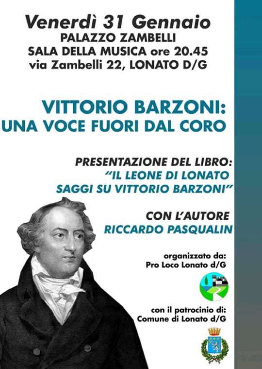 Vittorio Barzoni una voce fuori dal coro a Lonato