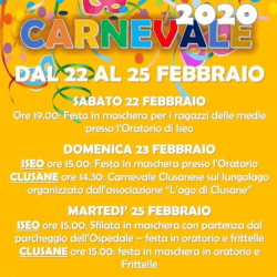 Carnevale 2020 a Iseo