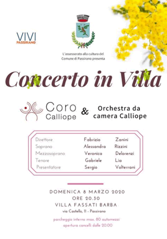 Concerto in Villa a Passirano
