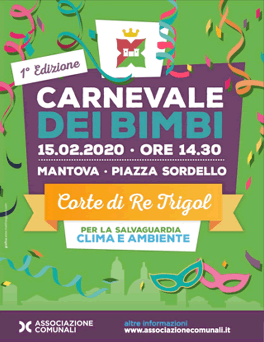 Corte di Re Trigol Carnevale dei Bimbi a Mantova