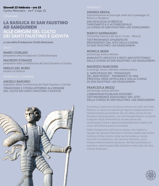 La Basilica di San Faustino ad Sanguinem a Brescia