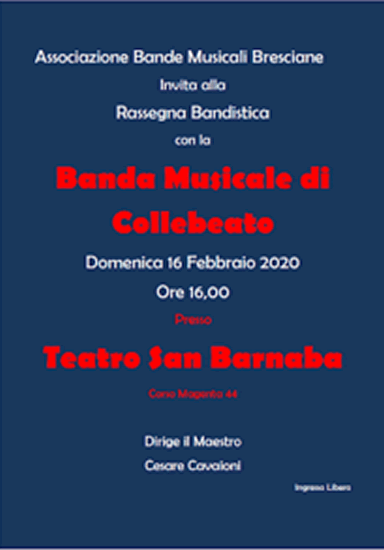 Rassegna Bandistica a Brescia