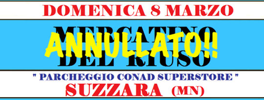 Mercatino del Riuso a Suzzara MN