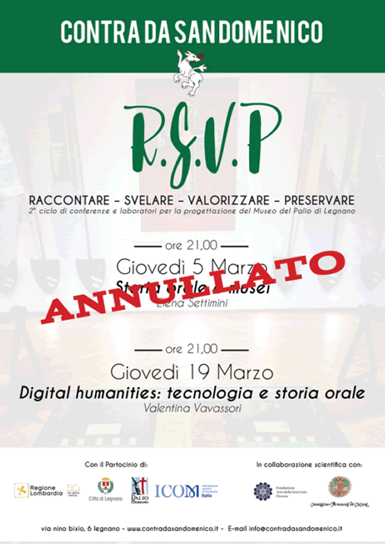 RSVP Contrada San Domenico Milano