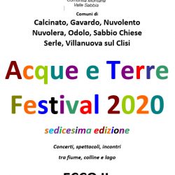 ACQUE E TERRE FESTIVAL 2020