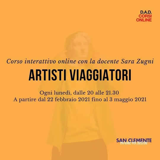 artisti viaggiatori con Sara Zugni