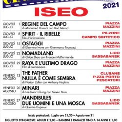 cinema estate a Iseo