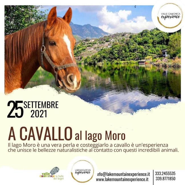 A Cavallo al lago Moro
