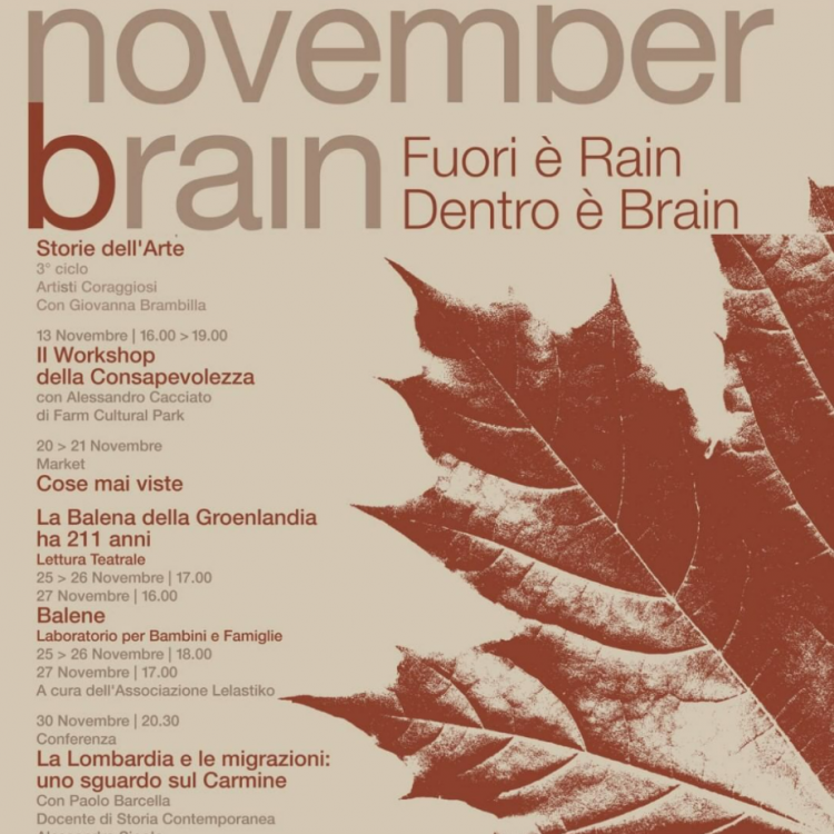 November Brain: Fuori Rain, Dentro Brain