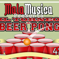 Beer pong at munich pub