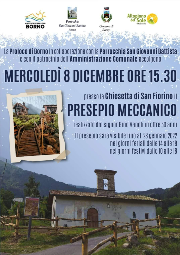 Presepio meccanico a Borno