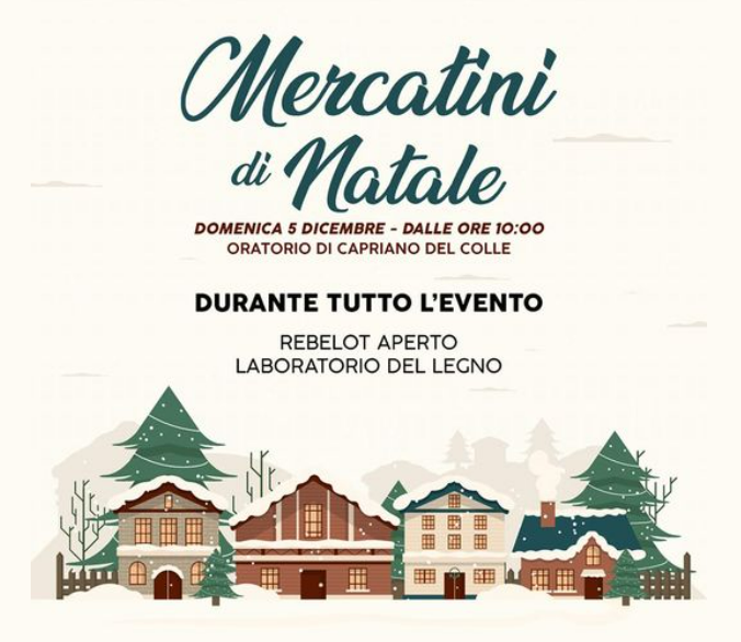 Mercatini di Natale a Capriano del Colle