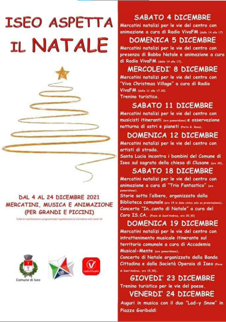 Iseo aspetta il natale