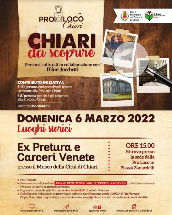 Chiari da scoprire. Ex Pretura e Carceri Venete