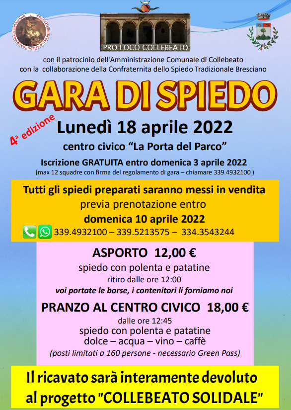 Gara di Spiedo a Collebeato