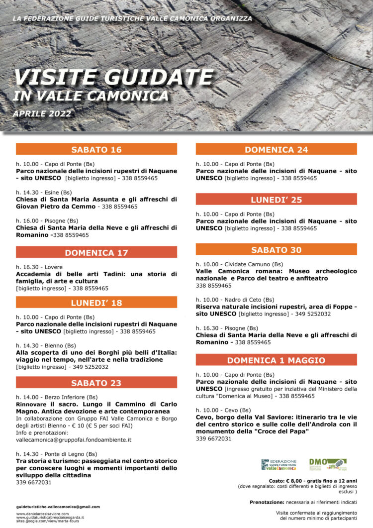 Visite guidate in Valle Camonica