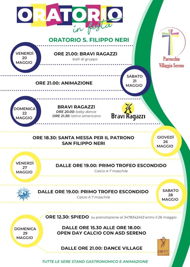 Oratorio in festa al villaggio sereno