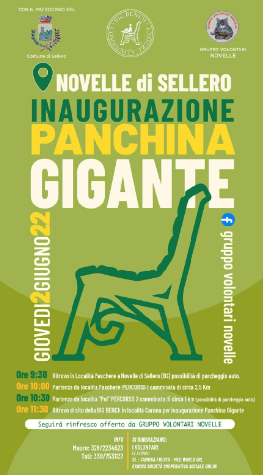 Inaugurazione Pancina Gigante