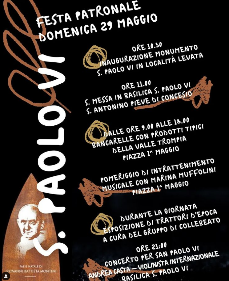 Festa patronale a Concesio