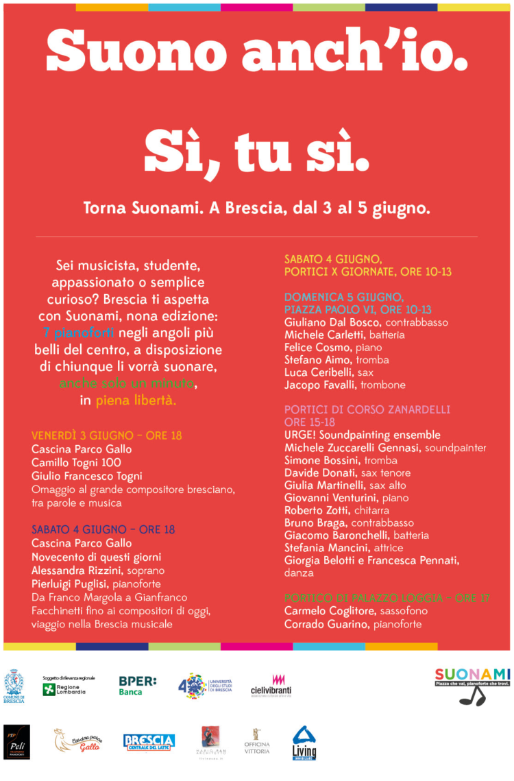 Suono anch'io. Sì, tu sì.