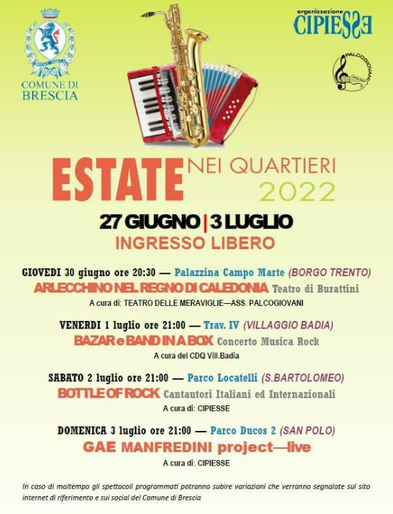 Estate nei quartieri - Brescia