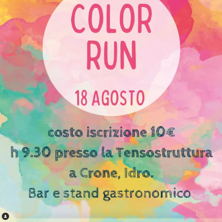 Color Run a Crone di Idro