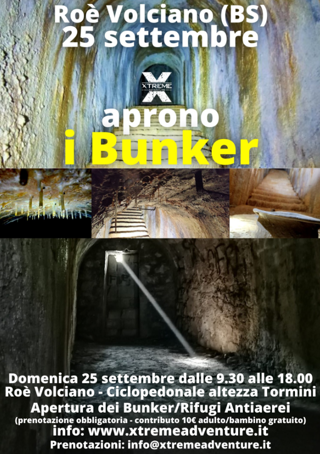 Aprono i bunker a Roe' Volciano