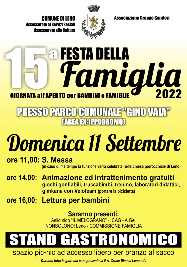 Festa della famiglia - Leno