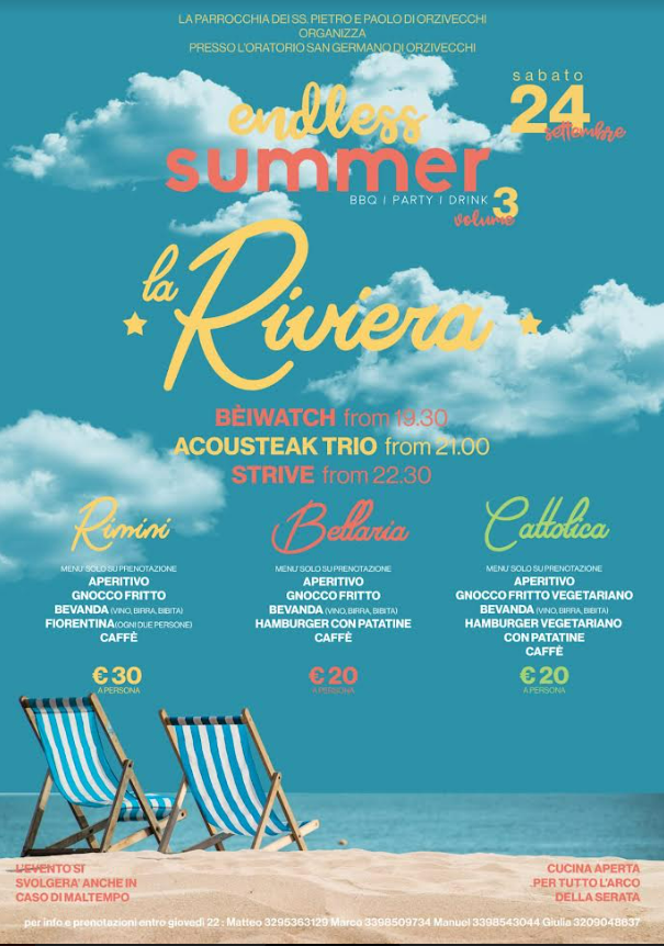 Endless Summer Party a Orzivecchi