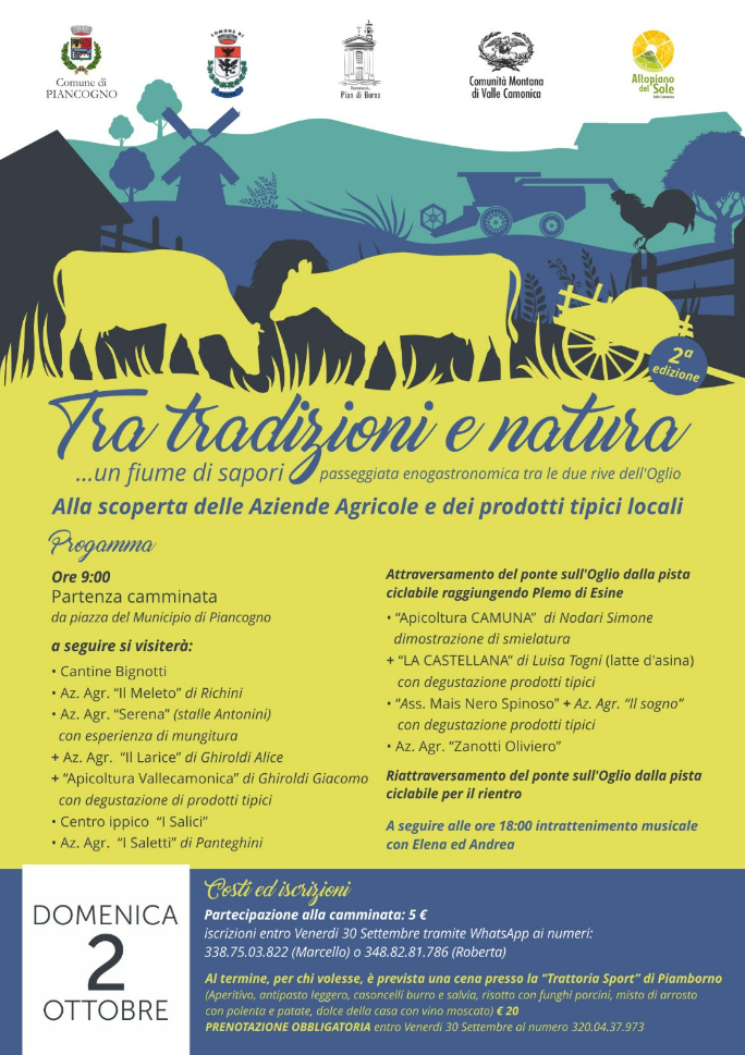 Tra tradizioni e natura...un fiume di sapori - Esine