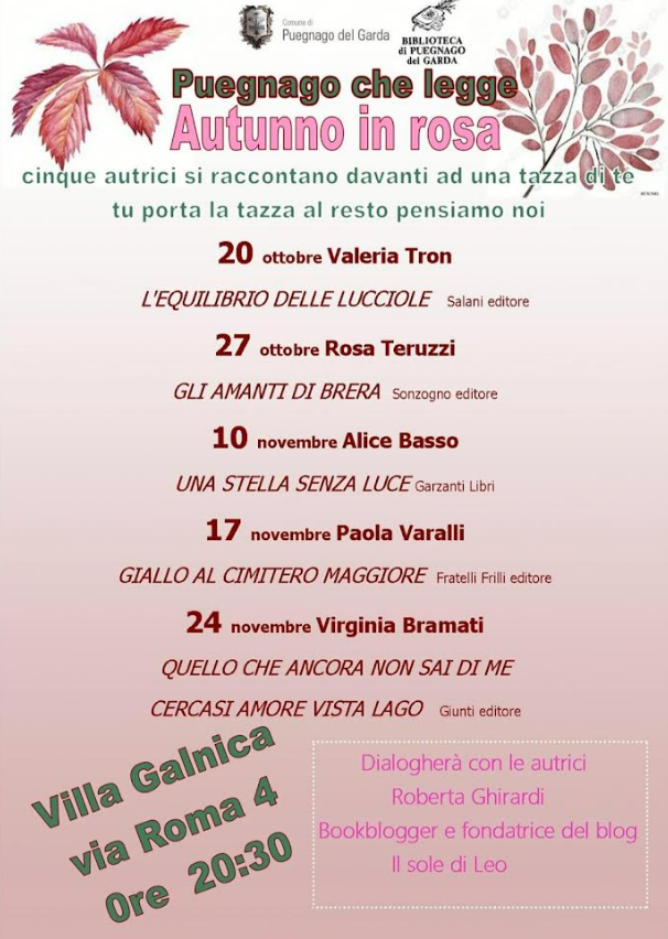 Puegnago che legge Autunno in rosa