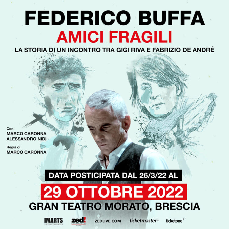 Federico Buffa “RivaDeAndrè AMICI FRAGILI”  - Gran Teatro Morato