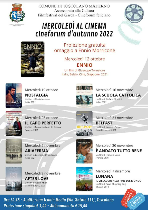 Cineforum d'autunno - Toscolano Maderno