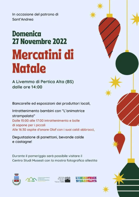 Mercatini di Natale - Livemmo di Pertica Alta