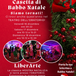 Casetta di babbo natale e liberarte - Azzano Mella